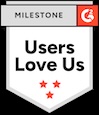 G2 UsersLoveUs badge
